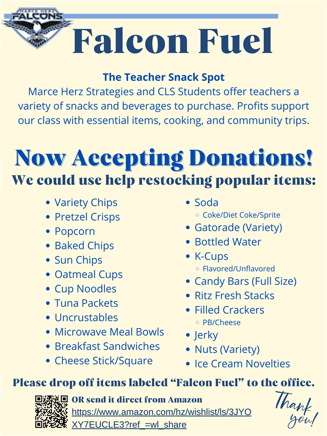 Falcon Fuel Donations